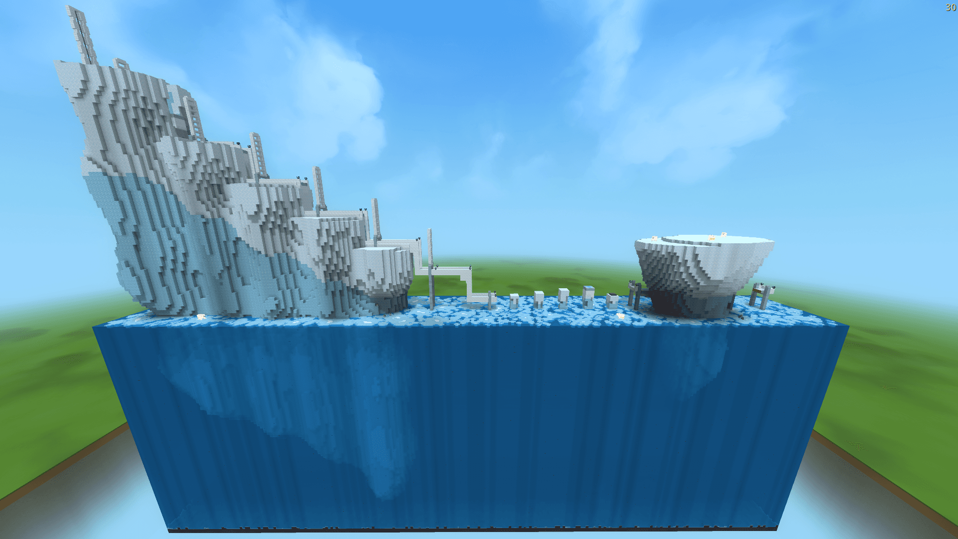 Iceberg Slide parkour map